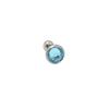 Brincos de zircônia moda europeia e americana Amazon pregos retos de osso da orelha de aço inoxidável brincos de diamante à vista