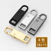Acessórios Puxadores de Zíper Destacáveis, Fivela de Zíper, Cabeça de Zíper, Puxador de Zíper de Metal para Bagagem, Conjunto Completo de Pingentes para Cabeça de Zíper