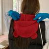 Outono e inverno novo chapéu chapéu de lã das mulheres bonito orelhas de urso de pelúcia pulôver cap ao ar livre frio quente chapéu de malha maré