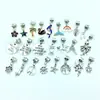 Panjia DIY Pulseira Colar Pingente de Três Vias Charme de Menina Fio Colorido Pulseira Infantil Acessórios de Joia