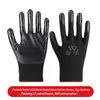 Guantes de Protección Laboral de Nylon Nitrilo Látex Calibre 13 para Exportación, Resistentes al Desgaste, Engrosados, Recubiertos de Nitrilo, Antideslizantes para Sitios de Construcción