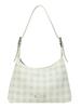 Bolsa Pequena Xadrez Transfronteiriça para Mulheres 2025 Nova Moda Casual Bolsa de Ombro Formato Bolinho Verão Tendência para o Trabalho Bolsa Transversal