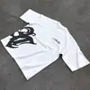 Camiseta Criativa Cool Tendência Estampa de Letras Manga Curta Gola Redonda Moda Casual Esportiva Energética Jovem Estilo Casal Top