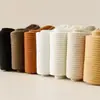 Calcetines de algodón puro a rayas para mujer, adecuados para otoño e invierno, calcetines deportivos altos, antibacterianos, sin costuras, de longitud media hasta la pantorrilla, ideales para estudiantes y actividades deportivas