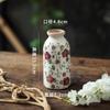 Jarrón vintage cerámica alta calidad grieta de hielo dispositivo de flores binaural flor roja esmalte cerámico viejo decoración de sala de estar de Año Nuevo