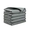 Pano de vidro pano de limpeza ultra-fino fibra forte óleo absorvente removendo artefato de vidro sem costura casa scouring pad