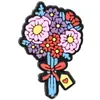 Nuevos Accesorios Decorativos de Hebilla para Zapatos de Goma Suave de PVC para el Día de San Valentín Zuecos Flor de Zapato Desmontable Hebilla de Zapato Decoración de Zapato DIY Ahora