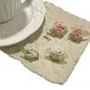 Brincos de Miçangas Flor de Folha Estilo Francês Super Fada para Mulheres Moda Alto Padrão Sentido Casual Estilo de Férias Acessórios Doces