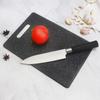 Set de tres piezas de tabla de cortar de plástico PP con patrón de mármol de imitación, tabla de cortar para el hogar, cocina, suplemento alimenticio, clasificación de tabla de cortar, tabla de cortar