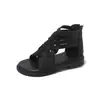 Sandalias Romanas Tejidas de Tira Fina Estilo Europeo y Americano para Niñas 2026 Verano Nuevos Zapatos Casuales Abiertos para Niños Aliexpress