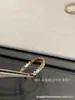 Anillo de Panal Edición Seiko CNC Shangmei Oro Rosa de 18k Anillo para Mujer Diamante Geometría de Panal Cabello Recto de Fábrica