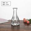 Juego de Jarrones de Vidrio Transparente de Lujo Ligero con un Toque de Alta Gama para Arreglos Florales, Jarrón de Vidrio Hidropónico Decoración de Escritorio