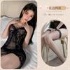 Lingerie Sexy Camisola Nova de Renda Não Precisa Tirar Fina Verão Sexy Camisola de Suspensório Conjunto Roupa de Dormir para Casa