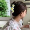 Pinza de garra de flor de lirio estilo festivo de nueva moda transfronteriza, espiral para la parte posterior de la cabeza, verano, accesorios para el cabello de garra de flor de huevo
