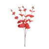 Produtos Quentes Transfronteiriços da Amazon Flor Artificial 4 Galhos Eucalipto Halloween Casa Rede Vermelha Enfeites de Flor de Parede