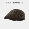 Boné Retro Japonês de Aba Frontal, Boina Bico de Pato Usada ao Contrário para Mulheres, Chapéu Newsboy Simples Versátil para Emagrecer o Rosto, Artista