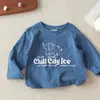 Camiseta de Dibujos Animados para Niños, Manga Larga, Nuevo Estilo Primavera y Otoño 2026, Top para Niños Pequeños, Camiseta Interior de Algodón Puro para Bebé, Elegante para Niñas
