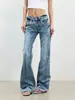 Jeans de Pierna Ancha para Mujer 2027 Nuevo Otoño Estilo Caliente Sentido del Diseño Estilo Perezoso Americano Adelgazantes Rectos Sueltos Pantalones Guadaña