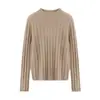 Suéter de Caxemira Estilo Coreano Emagrecedor Camisa Base Pura Montanha Cânhamo Torcido Outono e Inverno Feminino Gola Alta Meia Slim Novo Grosso