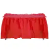 Amazon Falda de Mesa Desechable de Color Sólido Mantel Impermeable y a Prueba de Aceite Decoración para Fiesta de Cumpleaños Boda Juego de Faldas de Mesa
