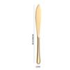 Amazon Transfronterizo 1010 mango redondo/punto de perla acero inoxidable vajilla pala para pastel juego de cuchillos pala triangular simple raspador