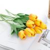 Simulação de pomba mini tulipa flor falsa decoração para sala de estar arranjo de flores material de toque PU decoração de casamento