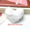 Colgante de Peluche Leopardo Amor Corazón Muñeco Colgante para Bolsos Adornos de Colgar Corazón de Color Accesorios para Joyería DIY Accesorios para Ropa