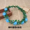 Acessórios Casuais de Guirlanda de Folha Verde 6, Tiaras, Tranças de Dia das Crianças em Estilo Florestal, Acessórios de Cabelo para Eventos, Atrações