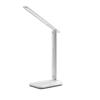 Lâmpada de Mesa Dobrável LED para Escritório, Estudo de Estudante, com Dimmer por Toque, Lâmpada de Leitura para Quarto, Lâmpada de Proteção para os Olhos com Carregamento Sem Fio