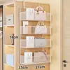 Estante de almacenamiento para bolsas, gancho para armario, gancho colgante sin taladro para lateral de gabinete, perchero de pared para sombreros y abrigos