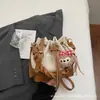 2026 Nova Bolsa de Ombro Color Block Tendência Estilo Coreano, Elegante Bolsa Transversal Casual Feminina, Bolsa Saco Vintage para o Dia a Dia