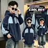 Chaqueta de primavera para niño 2026 nuevo estilo parka acolchada para niño, ropa elegante, abrigo de algodón de invierno para niño
