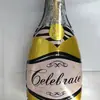 Globo de aluminio grande de copa de champán botella de vino decoración para fiesta de cumpleaños celebración de boda arreglo para fiesta de cóctel