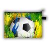 Bolsa de Maquillaje para Estudiantes con Estampado de Fútbol Deportivo Nuevo Estilo Transfronteriza Bolsa de Almacenamiento para Niños de Gama Alta Bolsa Portátil