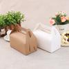 En stock caja de papel Kraft portátil para embalaje caja de embalaje para té caja de regalo para mousse cartón de embalaje para turrón formulación
