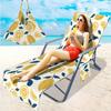 Funda Exclusiva Transfronteriza para Silla de Playa Bolsa para Silla de Playa de Microfibra Impresión Digital 3D Serie de Frutas A partir de Una Pieza