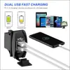 ONEGOL cargador de coche USB dual modificado para coche, envío para moto, carga impermeable para teléfono móvil