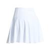 Shorts Deportivos Frescos de Verano para Mujer de Cintura Alta Falso Dos Piezas Antiluz Falda de Tenis para Correr Fitness Danza Traje de Yoga