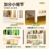 Estantería de Acero para el Hogar, Gabinete de Almacenamiento Multicapa a Prueba de Polvo, de Piso con Puerta y Cerradura, Estantería de Hierro Forjado para Libros Infantiles, Estante de Almacenamiento