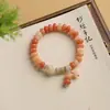 Pulsera de Cuentas Bodhi de Dunhuang Cuentas de Ábaco Círculo Único Nuevo Estilo Chino Envoltura para Dedos Suave Jugable Joyería de Cuentas Budistas para Mujer Pulsera Venta al por Mayor
