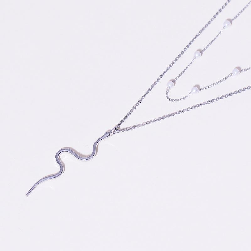 修2珍珠小蛇套链