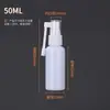 En Stock Botella Pulverizadora de Niebla Fina de 30 ml 50 ml Botella Pulverizadora Nasal y Oral Transparente de PET Micro Botella de 360 Grados