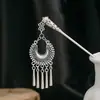 Horquilla Transfronteriza Estilo Chino Nuevo Marea Nacional Estilo Minoritario Hanfu Palacio Caminando Flor Hueca Borla Horquilla Larga