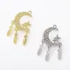 Nuevos Accesorios de Aleación con Borlas Luna Cielo Estrellado Sueño Versátil Red de Sueños Accesorios para Joyería DIY Fabricante Stock Listo