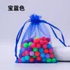 Bolsa de cordón blanca transparente bolsa de gasa transpirable joyería regalo almacenamiento bolsa de embalaje empaque de cosméticos bolsa de malla venta al por mayor