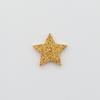 Accesorios de materiales DIY hechos a mano transfronterizos accesorios estrella de 2 cm estrella de cinco puntas polvo dorado tela accesorios para el cabello para niños enchufe