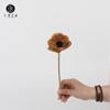 Fábrica direta PU única pequena flor de papoula mini flor artificial sentir flor falsa casamento decoração para casa fotografia acessórios