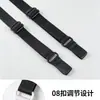 En stock correas de hombro elásticas para sujetador de color de 1 cm hebilla 08 ajustador de correa de hombro para sujetador correa antideslizante accesorios de ropa para sujetador