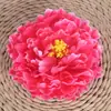 Simulado No. 9 Flores de Peonía con Estambres, Fondo de Boda, Pared de Flores, Arreglo Floral para Guía de Camino, Suministro Transfronterizo de Flores de Peonía de Seda
