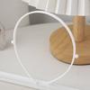 0,5CM fundo de plástico base material PP DIY decoração de topo de bolo de aniversário joias artesanais acessórios em branco vendas diretas de fábrica
